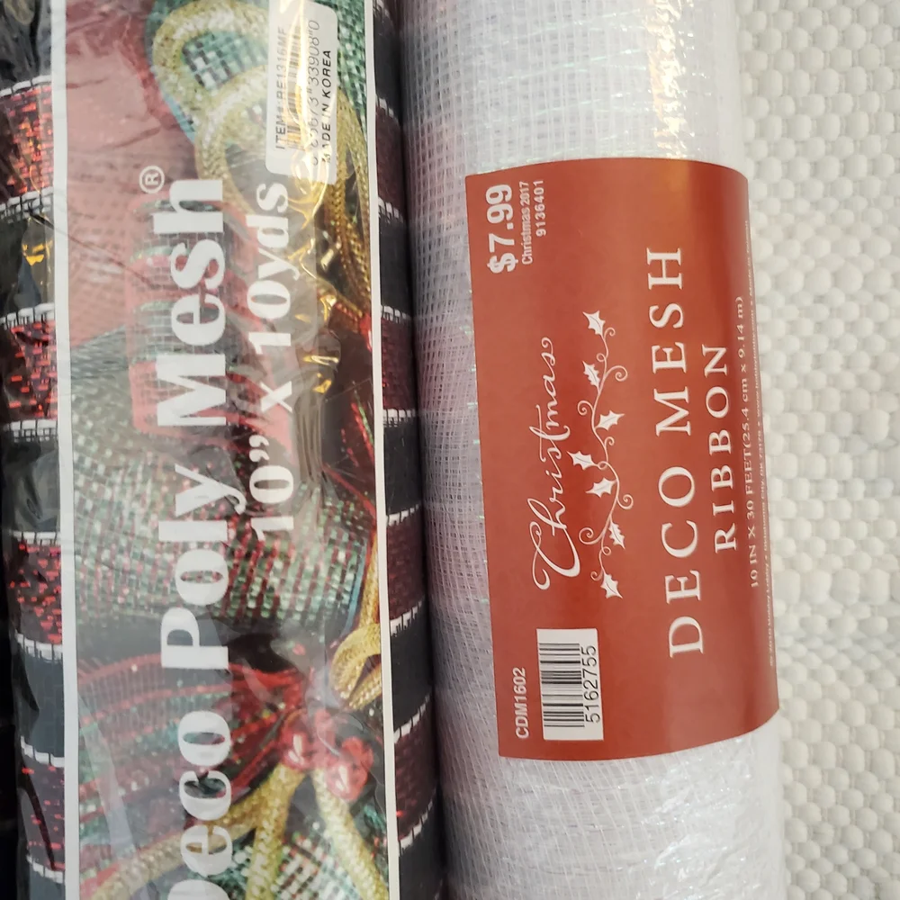 Deco Poly Mesh Ribbon Set - Picture 2 of 4